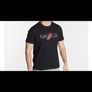 Nautica True Black Short Sleeve T Shirt